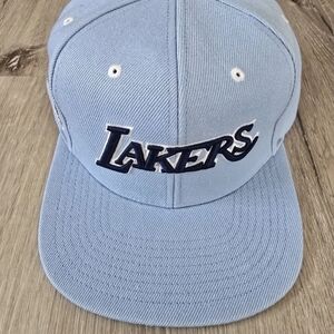 New Era Los Angeles Lakers 50th Anniversary Snapback Hat Worn 1 Time EUC